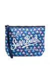 Mc2 Saint Barth Aline Clutch Bag In Blue