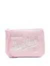 Mc2 Saint Barth Aline Clutch Bag In Pink