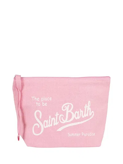 Mc2 Saint Barth Aline Clutch Bag In Pink