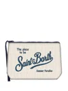 Mc2 Saint Barth Aline Clutch Bag In White