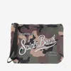 Mc2 Saint Barth Aline Clutch Bag With Logo In Multi