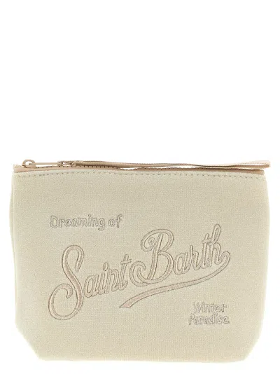 Mc2 Saint Barth Aline Clutch Gold In Neutral