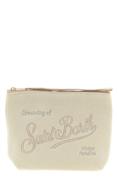 Mc2 Saint Barth 'aline' Clutch In Gold