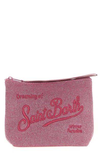 Mc2 Saint Barth 'aline' Clutch In Pink