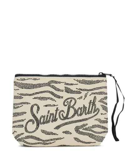 Mc2 Saint Barth Aline Graphic Pochette In Neutral