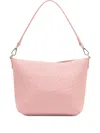 Mc2 Saint Barth Aline Leather Shoulder Bag In Pink