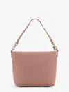 Mc2 Saint Barth Aline Leather Shoulder Bag In Pink