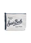 Mc2 Saint Barth Aline Linen Pouch Light Cream