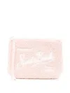 Mc2 Saint Barth Aline Logo-embroidered Make-up Bag In Neutral