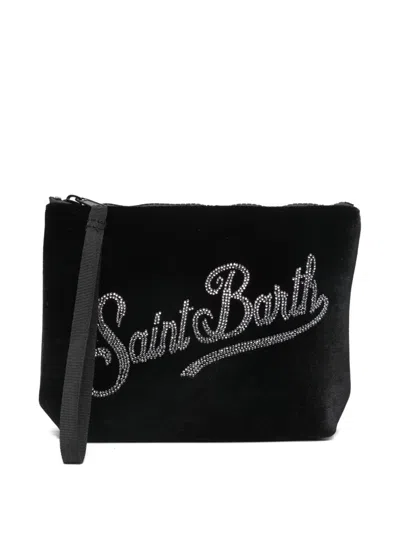 Mc2 Saint Barth Aline Make-up Bag In Black