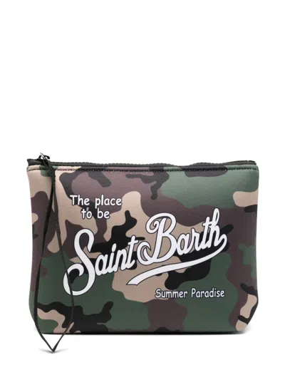 Mc2 Saint Barth Aline Make Up Bag In Brown