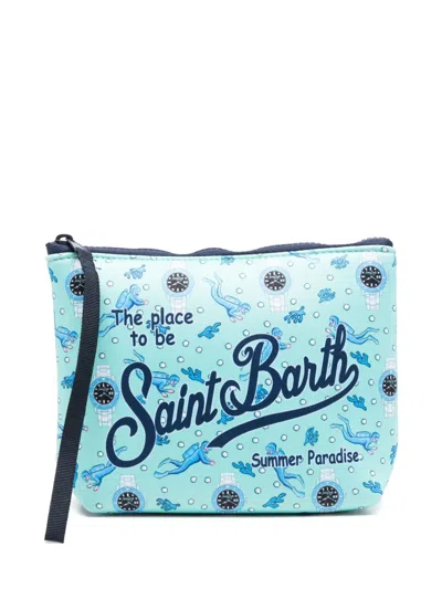 Mc2 Saint Barth Aline Make Up Bag In Green