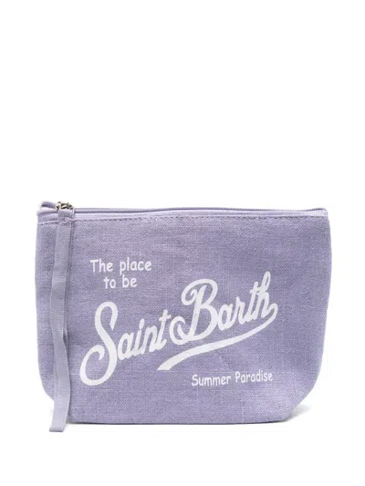 Mc2 Saint Barth Kids' Aline Make Up Bag In Purple