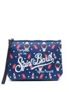 Mc2 Saint Barth Aline Makeup Bag In Blue