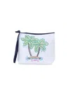 Mc2 Saint Barth Aline Neoprene Pouch Palms Print