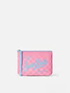Mc2 Saint Barth Aline Pink Terry Pochette With Check In Pink