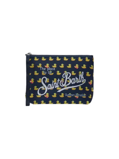 Mc2 Saint Barth Kids' Aline Pouch In Blue
