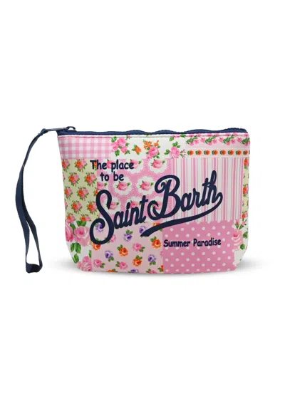 Mc2 Saint Barth Aline Shabby Patch Multi Pink Pouch