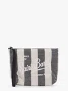 Mc2 Saint Barth Aline Soft Pochette With Linen Stripes Big Print