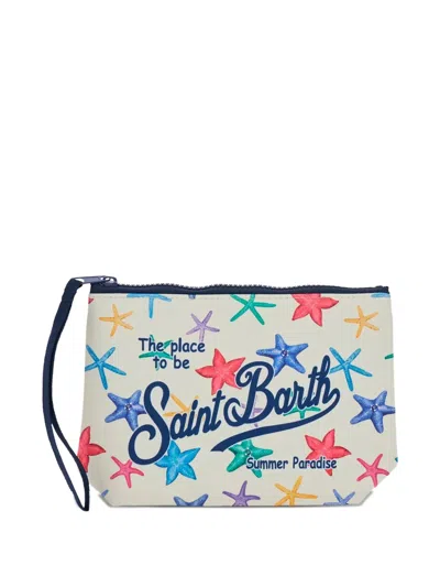 Mc2 Saint Barth Aline Starfish Print Clutch Bag In Multi