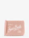 Mc2 Saint Barth Aline Teddy Clutch Bag In Pink