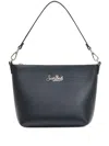 Mc2 Saint Barth Aline Top-zip Shoulder Bag In Black