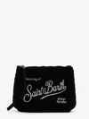 Mc2 Saint Barth Aline Tweed Clutch In Black