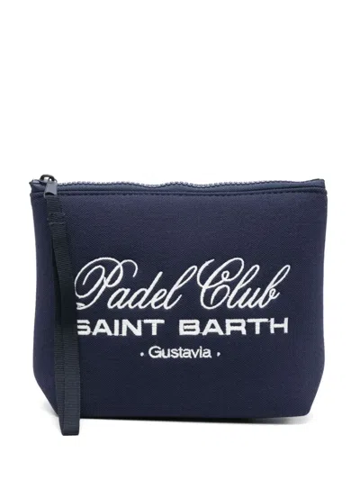 Mc2 Saint Barth Aline Wash Bag In 蓝色