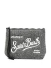 Mc2 Saint Barth 'aline Wool' Clutch Bag  In Gray