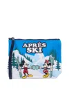 Mc2 Saint Barth Aline Zip Pouch In Blue