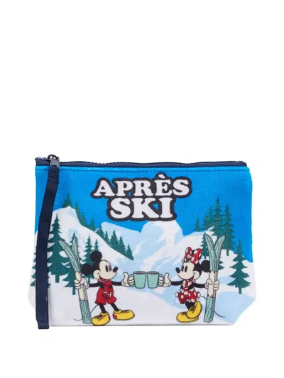 Mc2 Saint Barth Aline Zip Pouch In Blue
