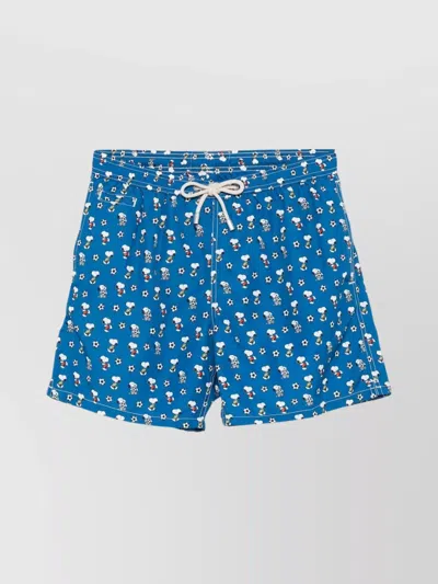 MC2 SAINT BARTH ALL-OVER PRINT ELASTIC WAISTBAND SWIM SHORTS