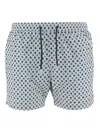 Mc2 Saint Barth Badeshorts Mit Durchgehendem Print In Blue