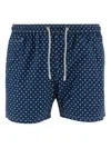 Mc2 Saint Barth All-over Print Swim Shorts In Blue