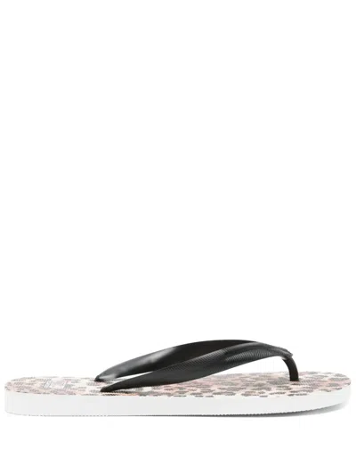 Mc2 Saint Barth Alma Flip Flops In Black