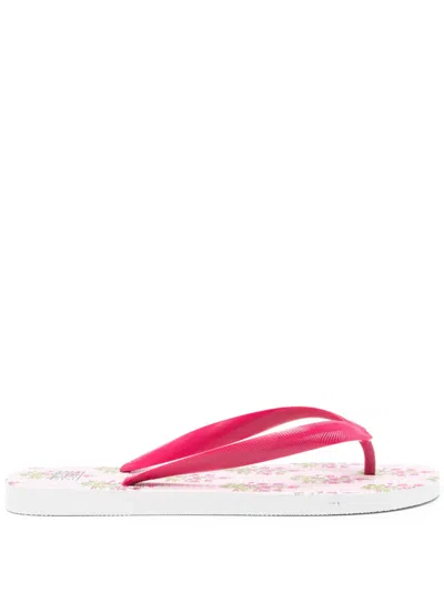 Mc2 Saint Barth Alma Flip Flops In Pink