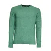 Mc2 Saint Barth Alpaca Knit Sweater In Sage Green In Green