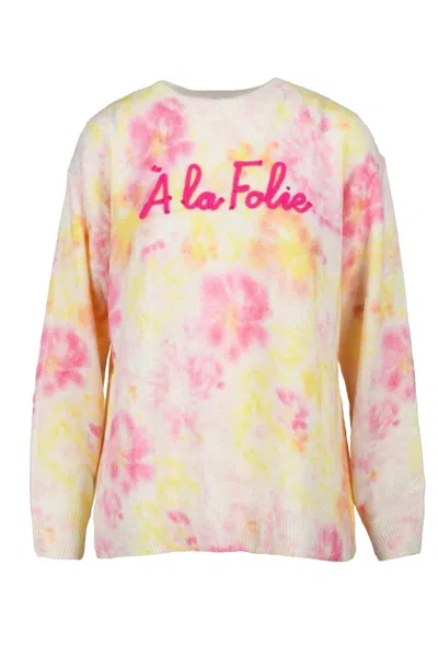 Mc2 Saint Barth Alpaca/wool Sweater - Yellow In Multi