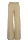 Mc2 Saint Barth Alva Crochet Flare Trousers
