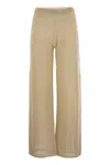 Mc2 Saint Barth Alva Crochet Flare Trousers