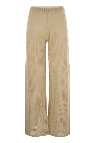 MC2 SAINT BARTH MC2 SAINT BARTH ALVA - CROCHET FLARE TROUSERS