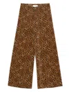 Mc2 Saint Barth Amalia Trousers In Brown