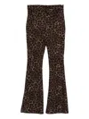 Mc2 Saint Barth Andra Leopard-print Trousers In Multi