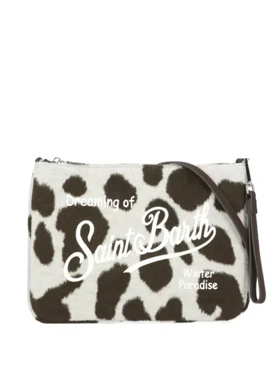 Mc2 Saint Barth Animal-print Logo-detail Cross Body Bag In Multi
