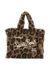 Mc2 Saint Barth Animal-print Tote Bag In Brown