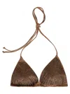 Mc2 Saint Barth Woman Triangle Top Swimsuit Annabelle With Rhinestones