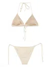Mc2 Saint Barth Annabelle Bikini Set In Gray