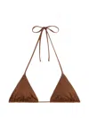 Mc2 Saint Barth Annabelle Strass-embellished Triangle Bikini Top In Multi
