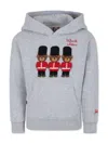 Mc2 Saint Barth Appliqué Hoodie In Grey