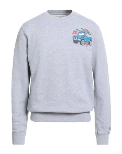 Mc2 Saint Barth Après-ski Collection Crypto Puppets Man Sweatshirt Grey Size Xxl Cotton In Gray
